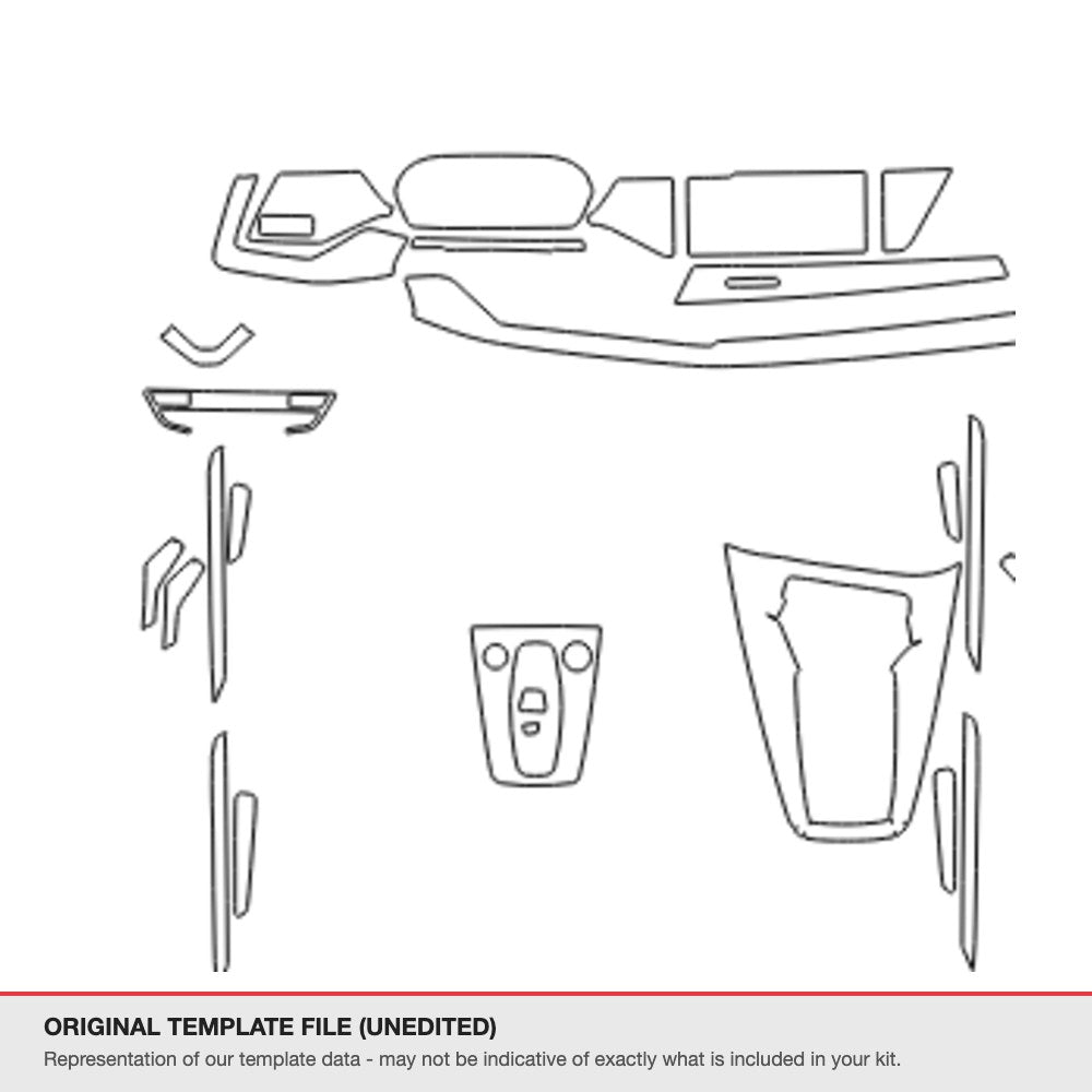 Audi S3 2021-2024 original template file