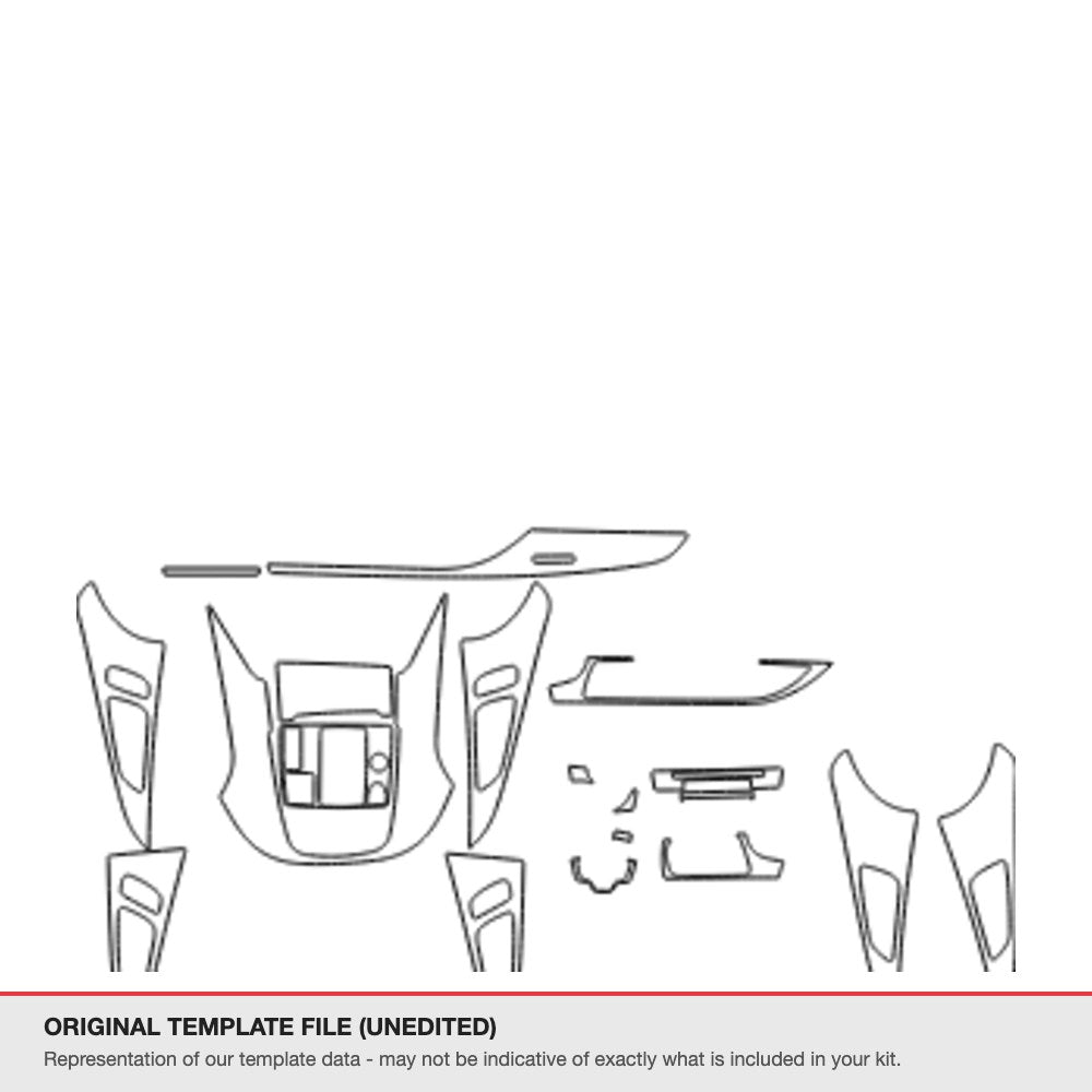 Audi S6 2016-2017 original template file