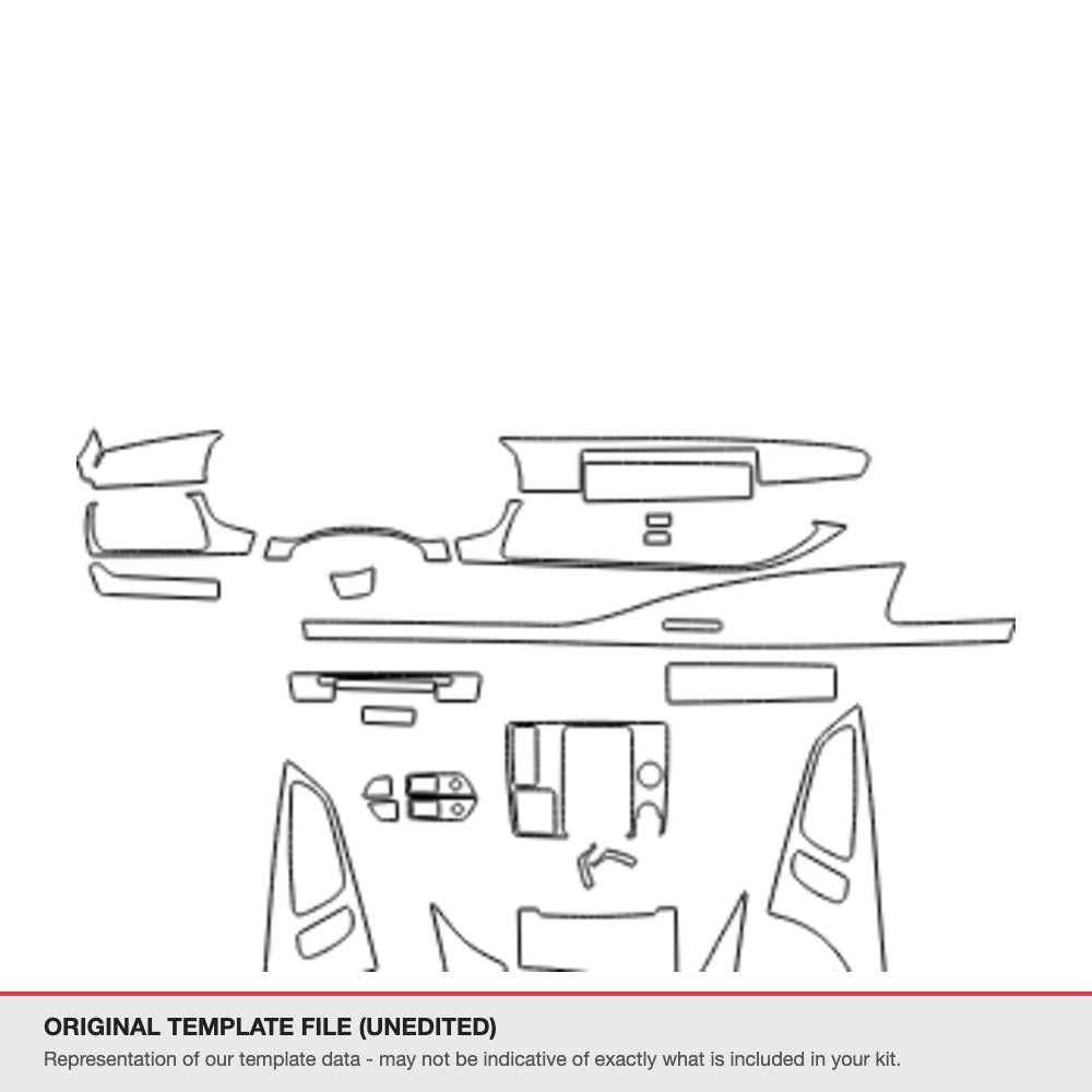 Audi S7 2018-2020 original template file