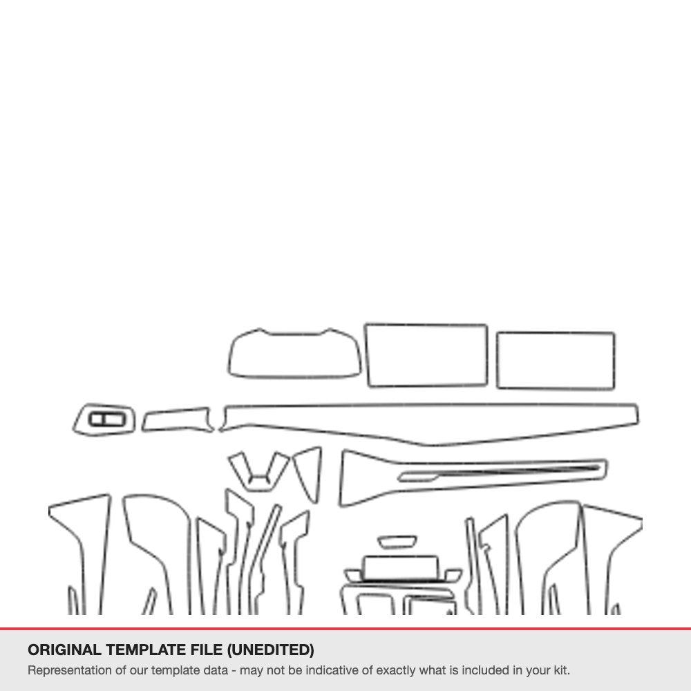 Audi S7 2021+ original template file