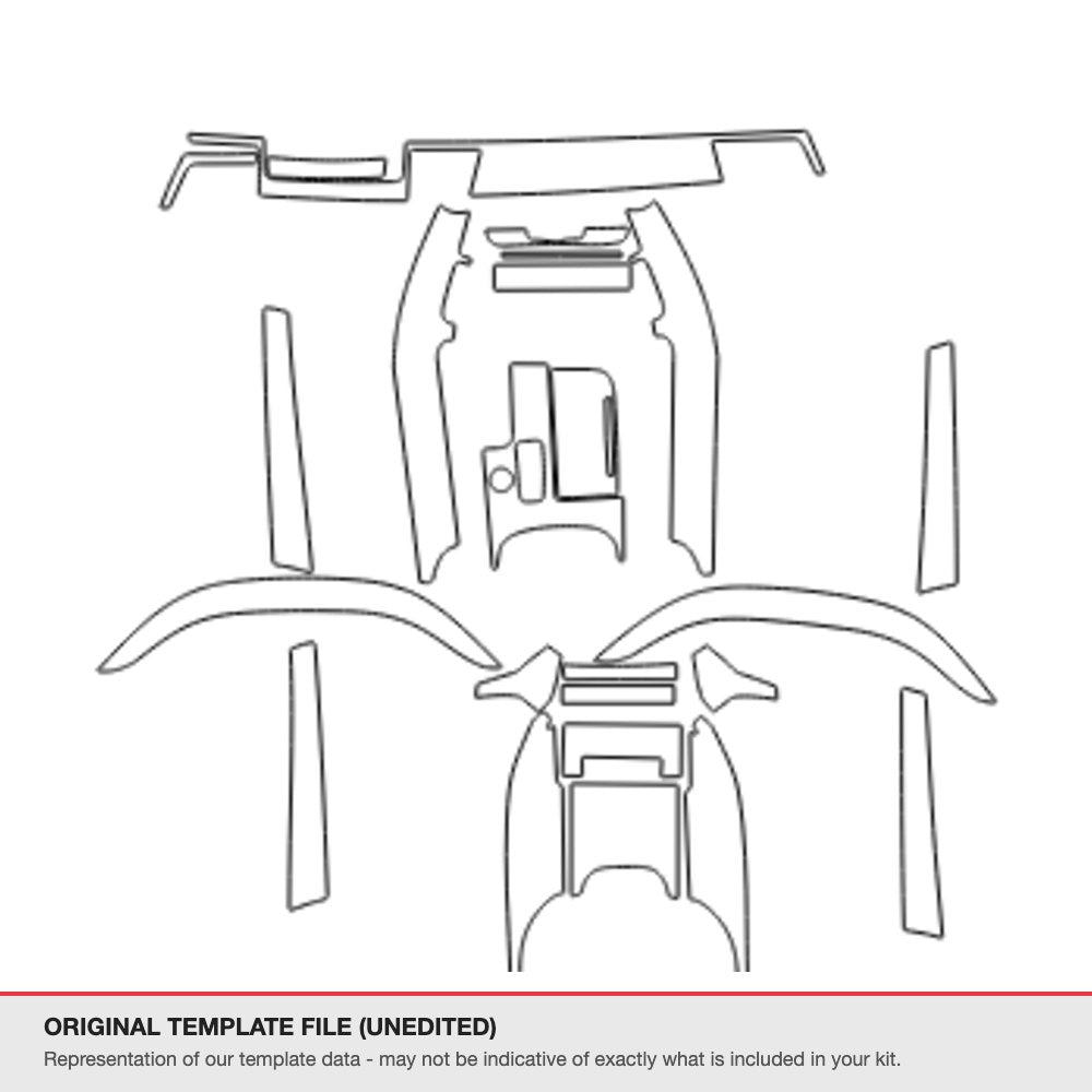 Audi S8 2016+ original template file