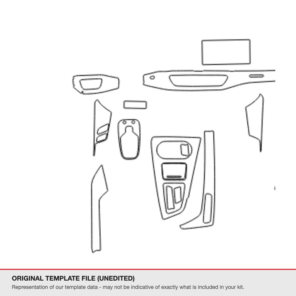 Audi A5 Coupe 2021+ original template file