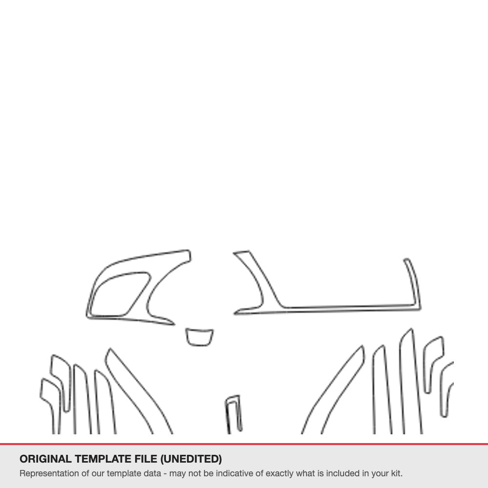 Audi A5 Sportback 2016 original template file