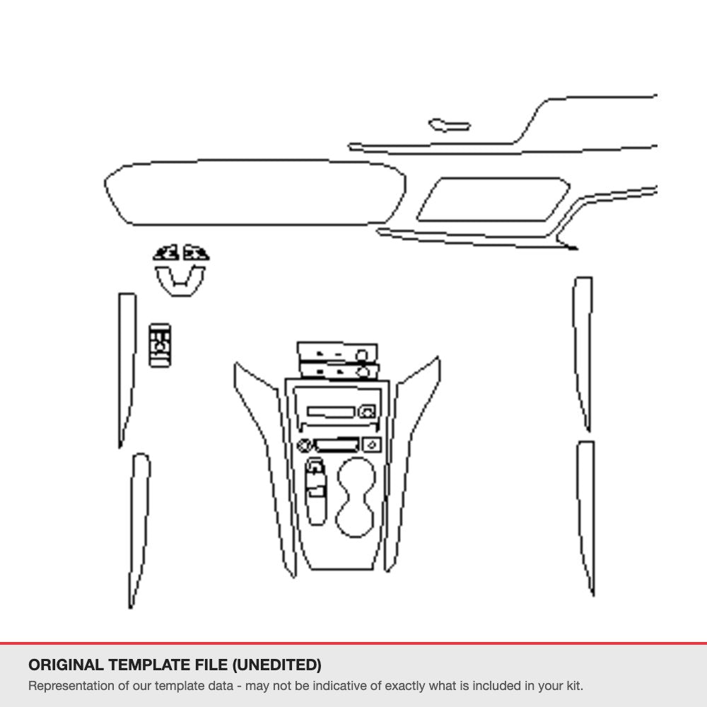 Audi A5 Sportback 2025+ original template file
