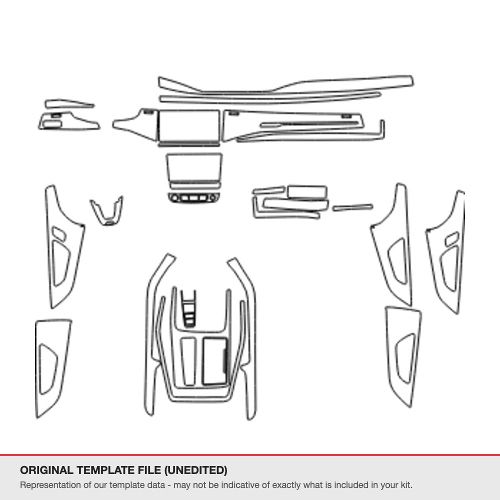 Audi SQ8 2024+ original template file