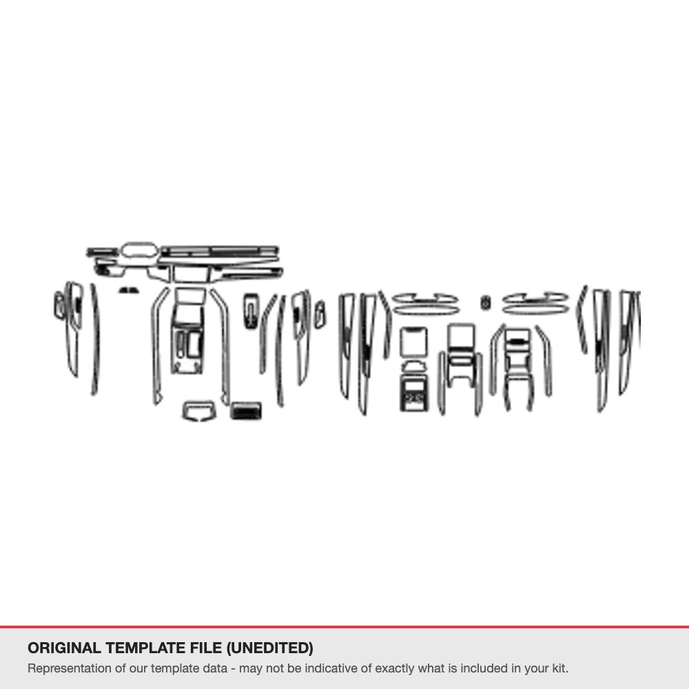 Audi A8 L 2022+ original template file
