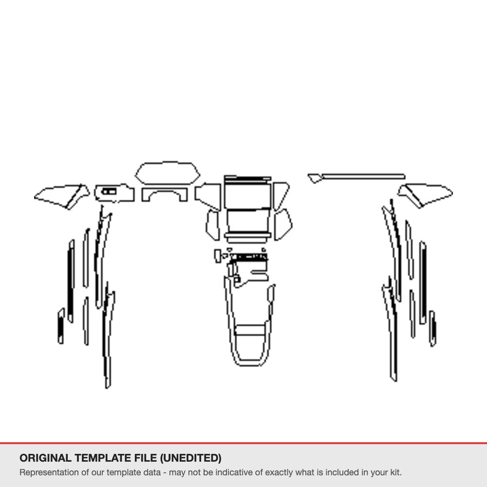 Audi e-tron 2020+ original template file