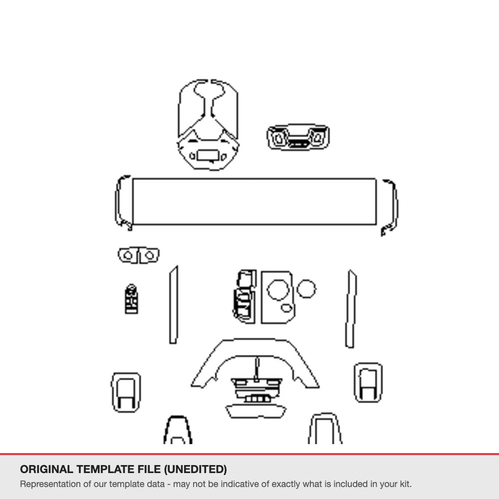 BMW iX 2022+ original template file
