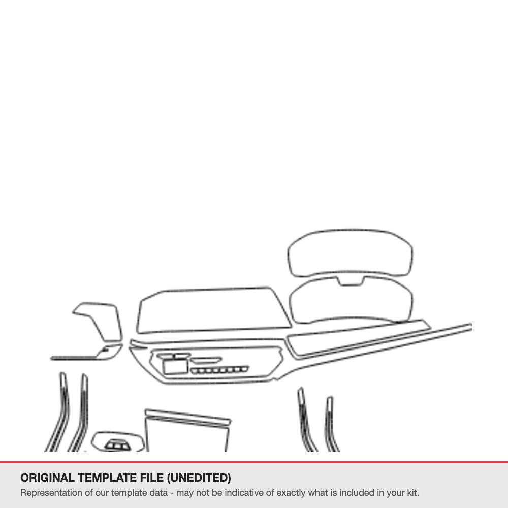 BMW M3 2021-2022 original template file