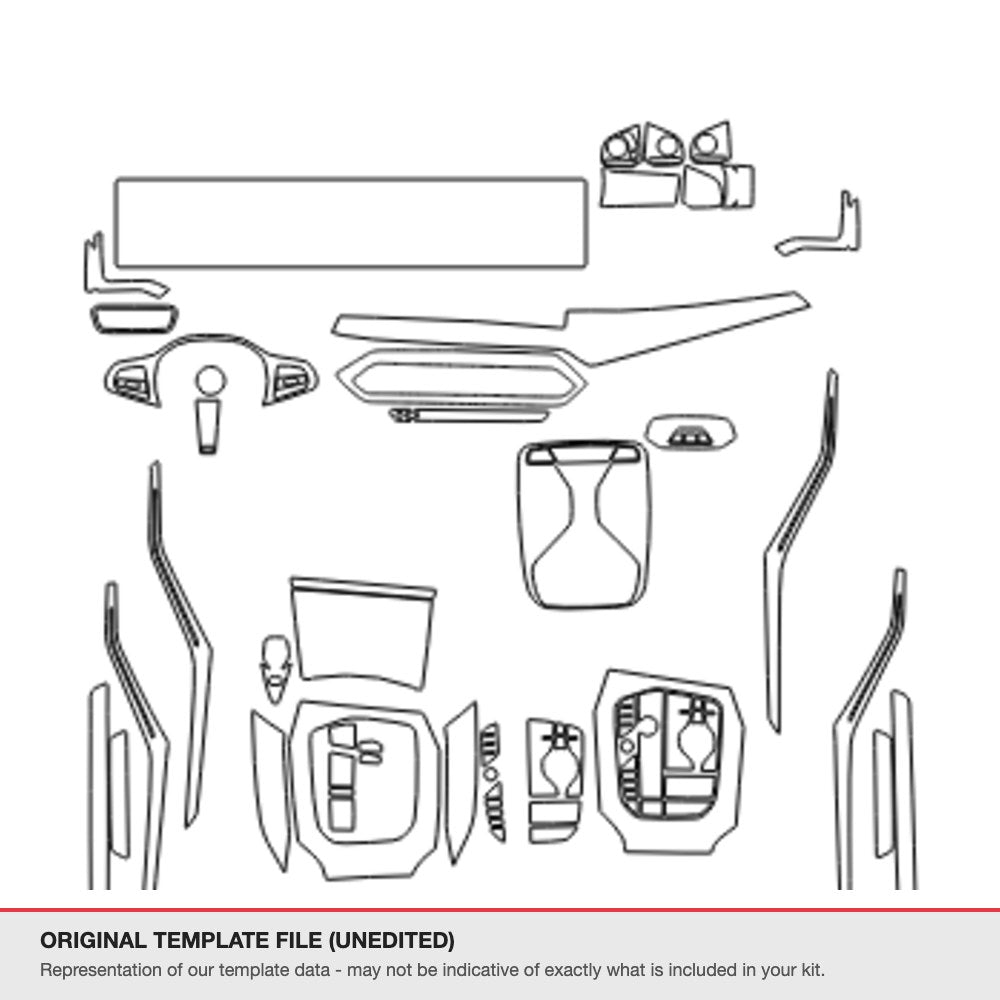 BMW M3 2023-2024 original template file