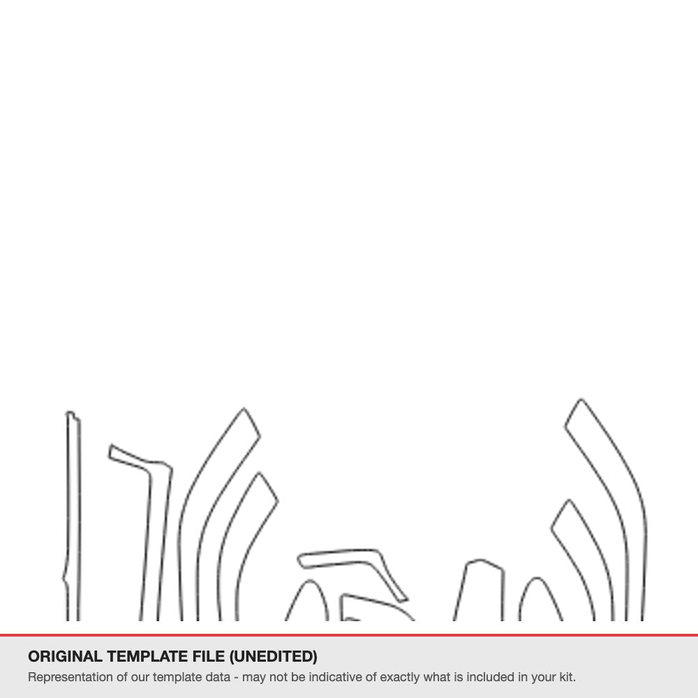 BMW M4 2019-2020 original template file