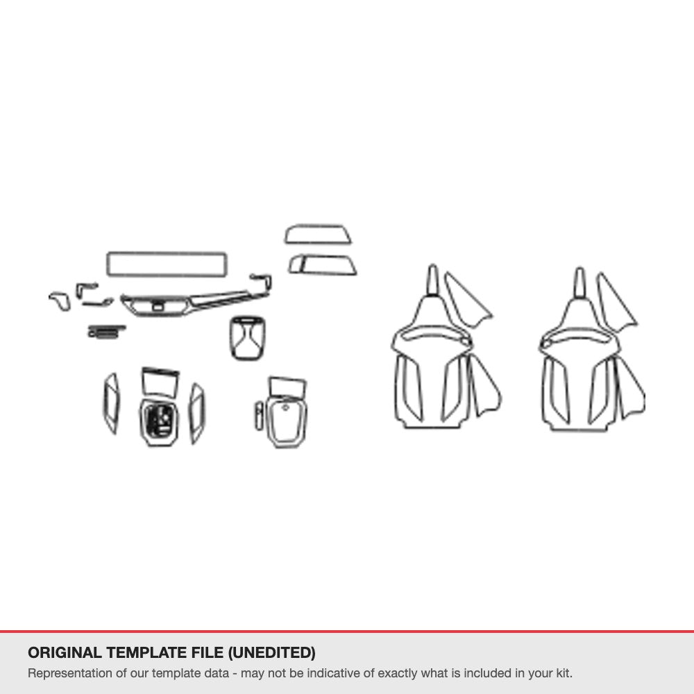 BMW M4 2022-2023 original template file