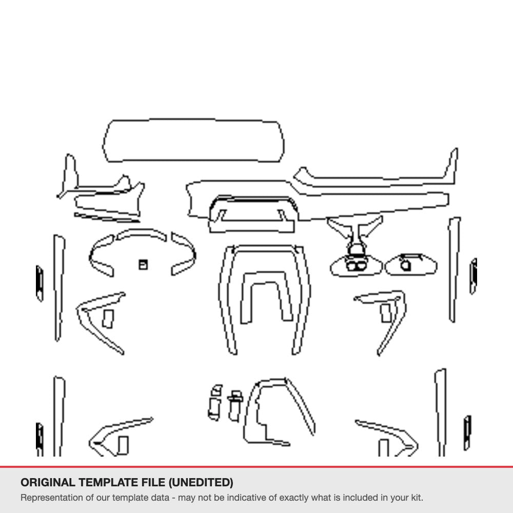 BMW X2 2024+ original template file