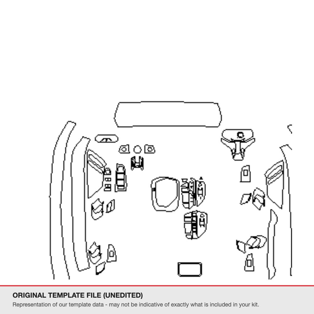 BMW 2 Series Sedan 2025+ original template file