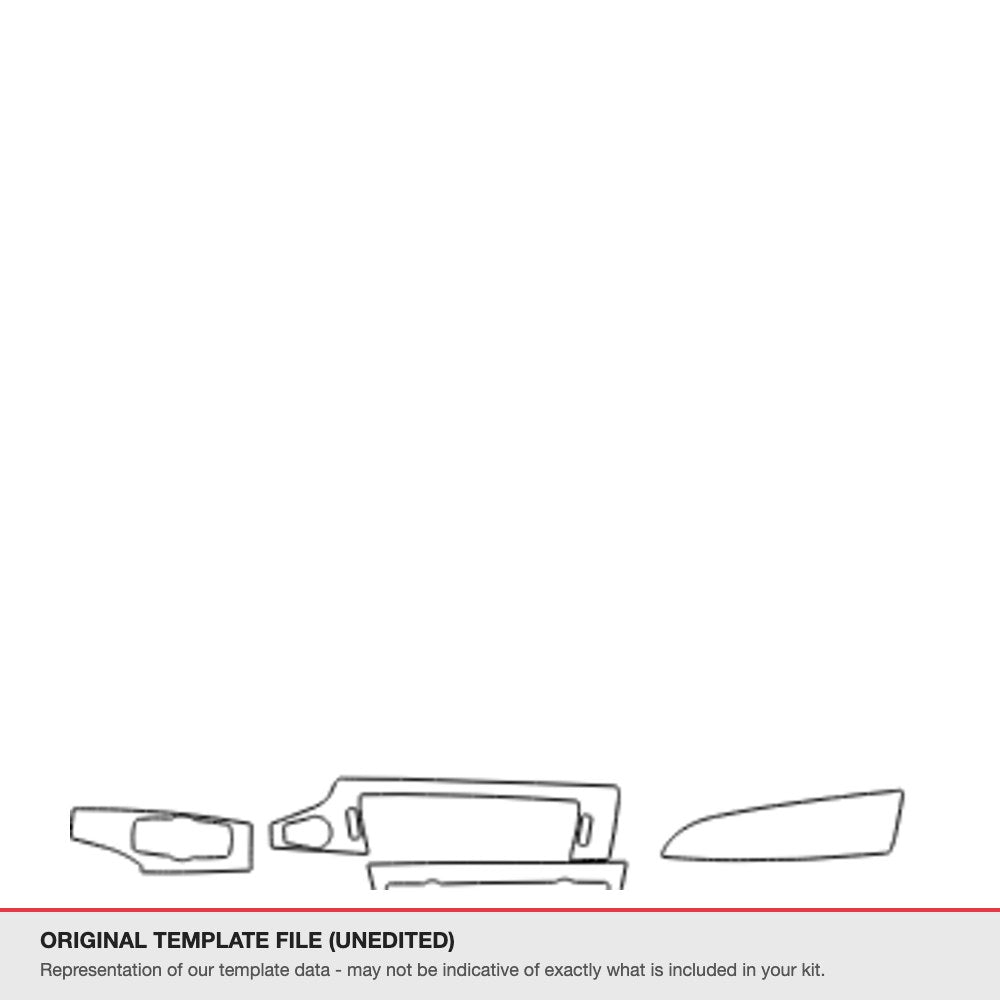 BMW X3 2016 original template file