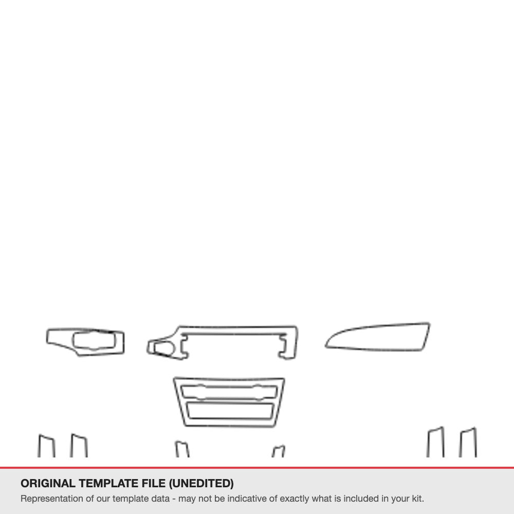 BMW X3 2017 original template file