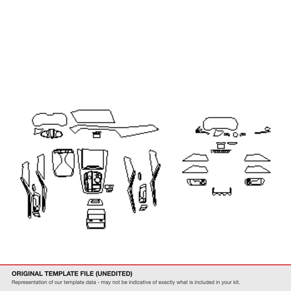 BMW X5 2019-2020 original template file