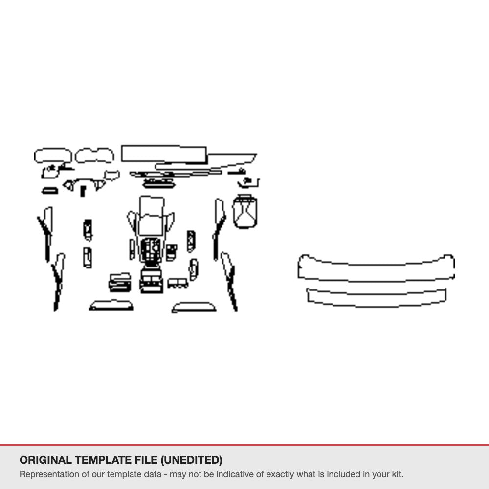 BMW X5 2023+ original template file