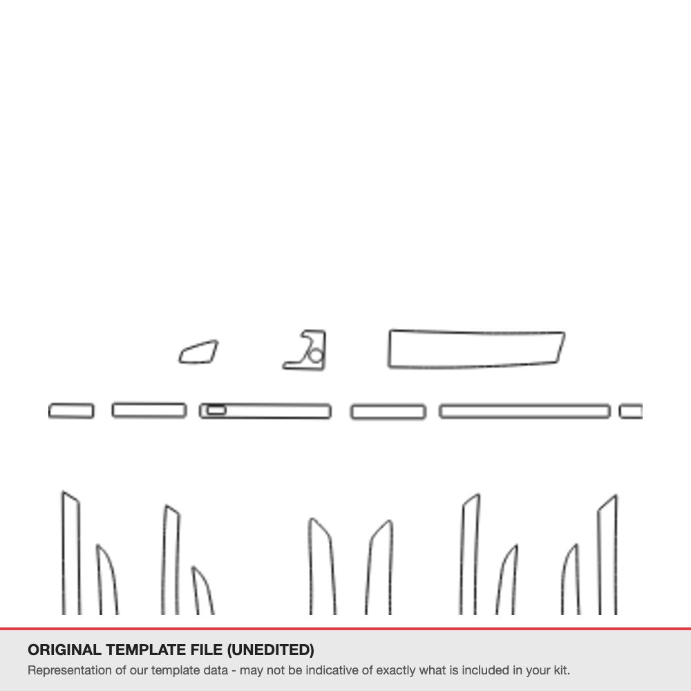 BMW X6 2011-2012 original template file