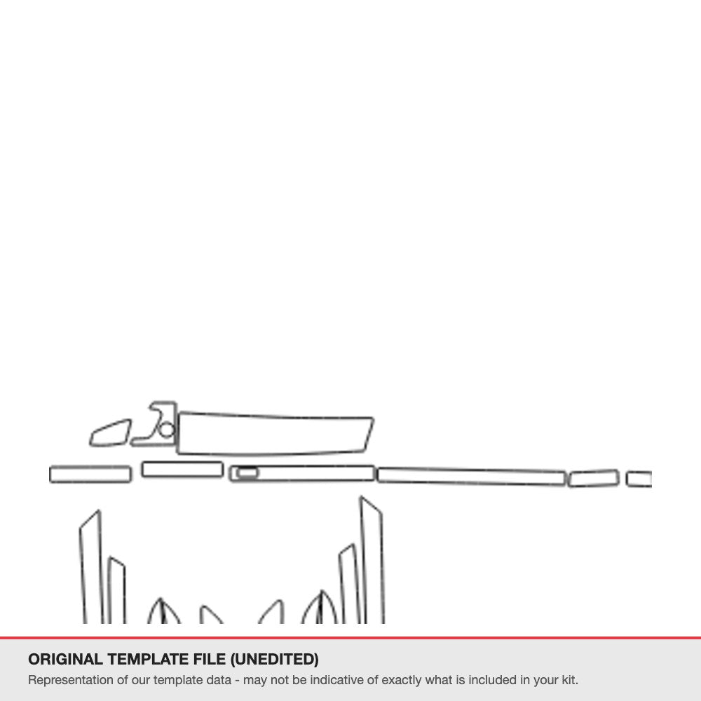 BMW X6 2013 original template file