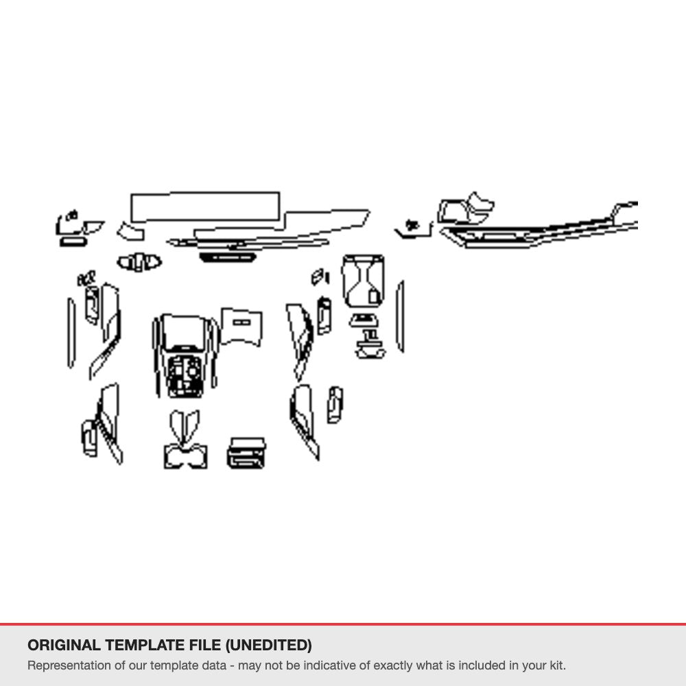 BMW X6 2023+ original template file