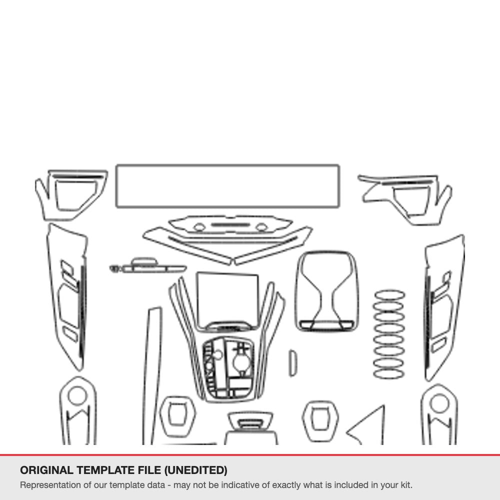BMW XM 2023+ original template file