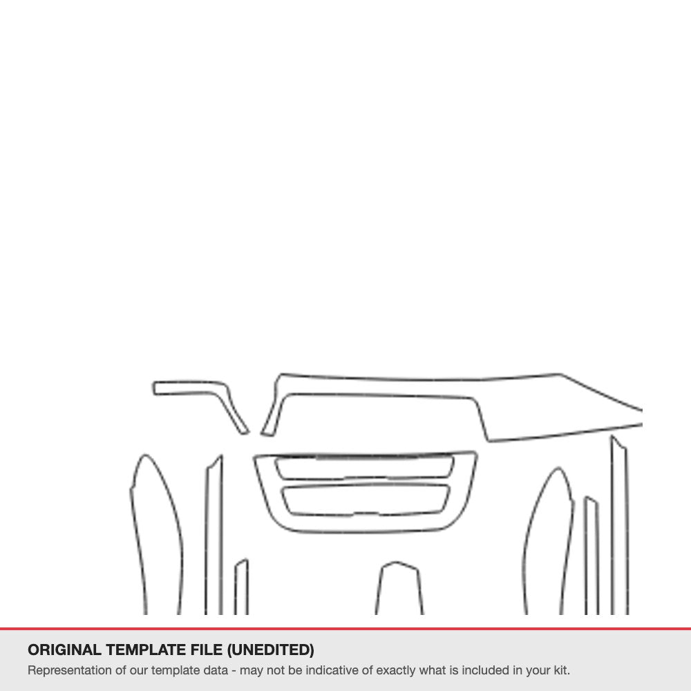 BMW 3 Series GT 2019+ original template file