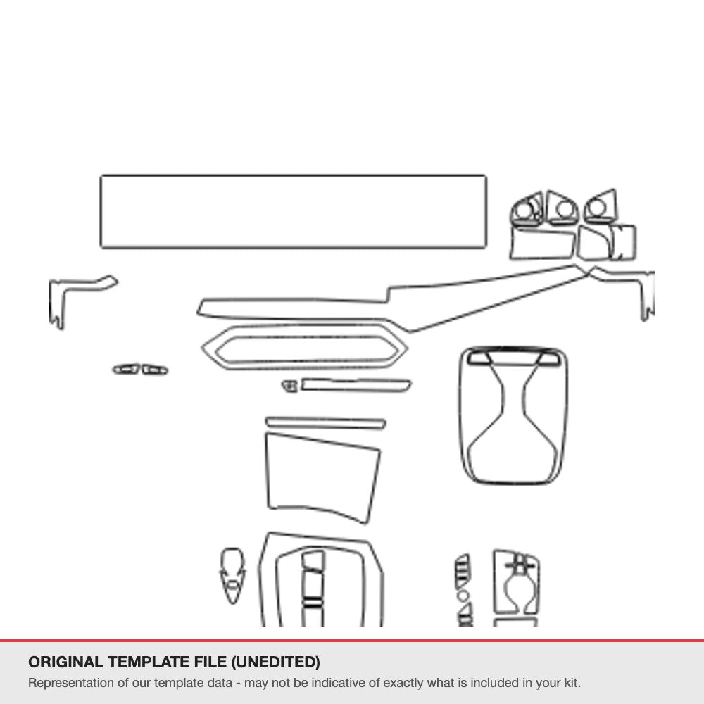 BMW 4 Series Coupe 2023 original template file