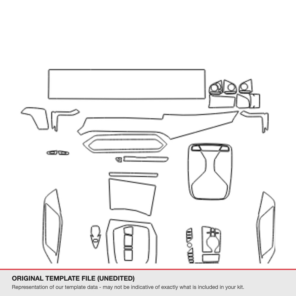 BMW 4 Series Coupe 2024+ original template file