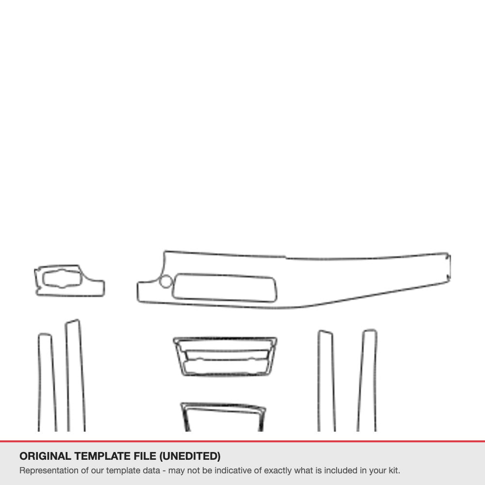 BMW 5 Series GT 2012-2014 original template file