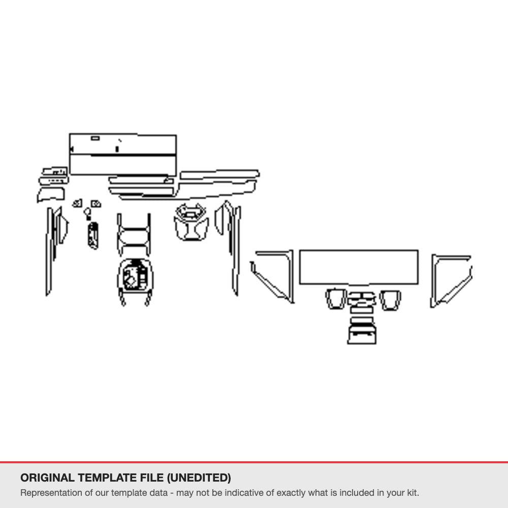 BMW 5 Series 2024+ original template file