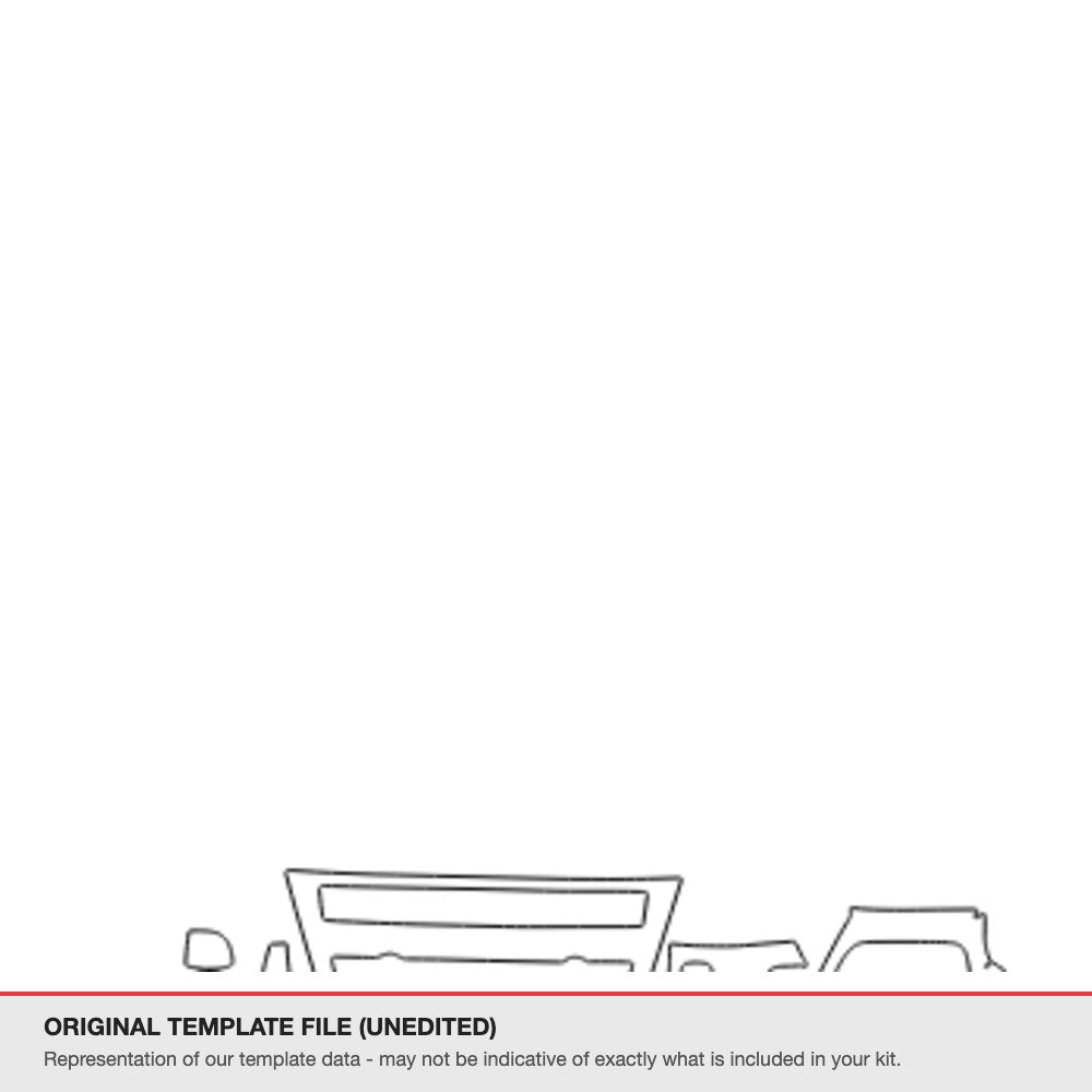 BMW 6 Series 2014-2016 original template file