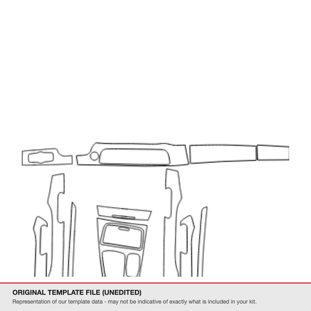 BMW 7 Series 2012-2013 original template file
