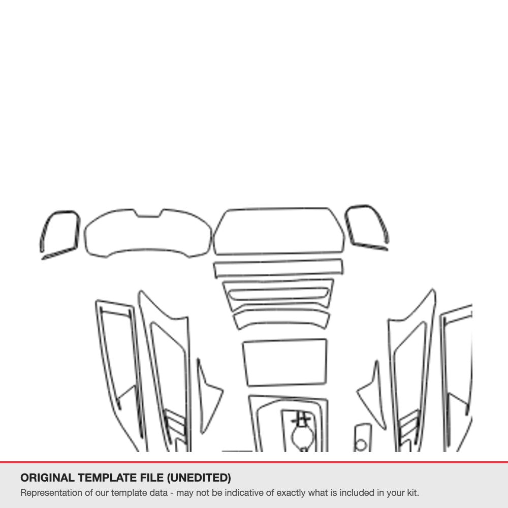 BMW 8 Series Sedan 2020-2022 original template file
