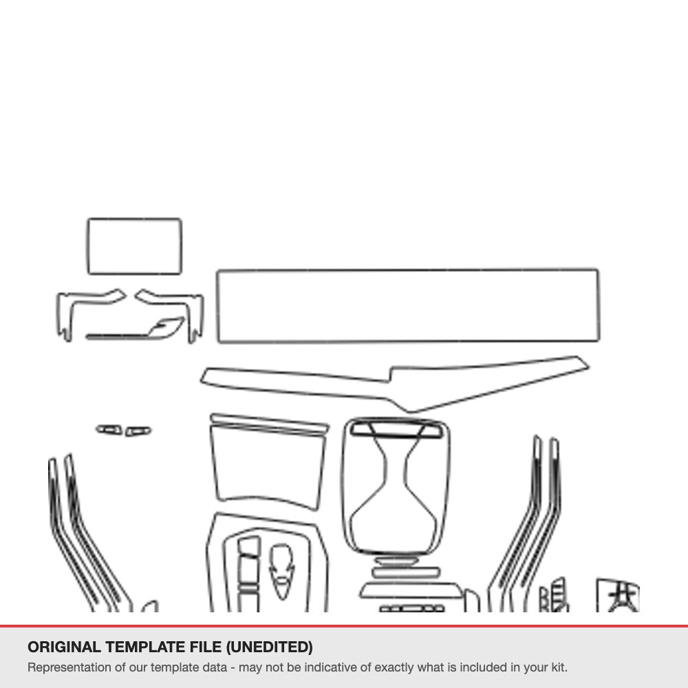 BMW i3 2022+ original template file