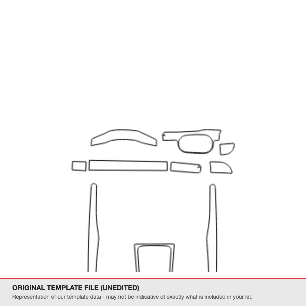 Porsche 911 2015 original template file