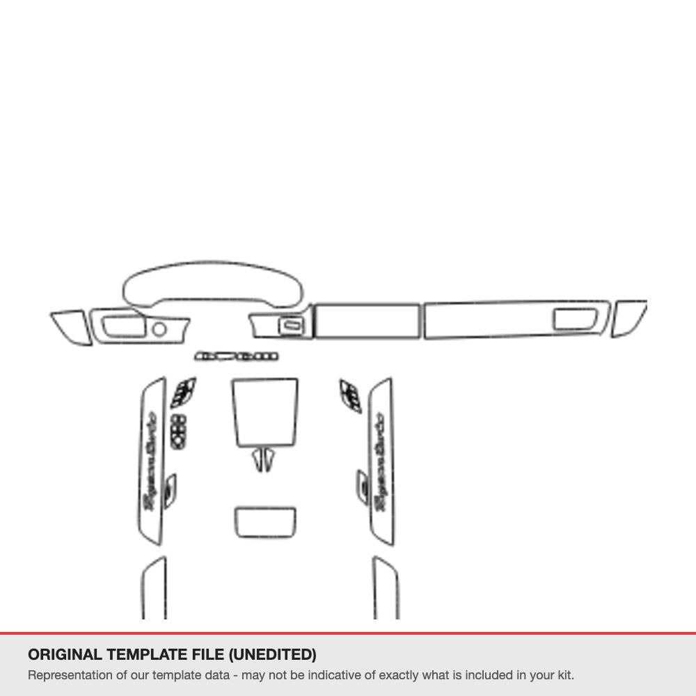 Porsche Taycan 2019 original template file
