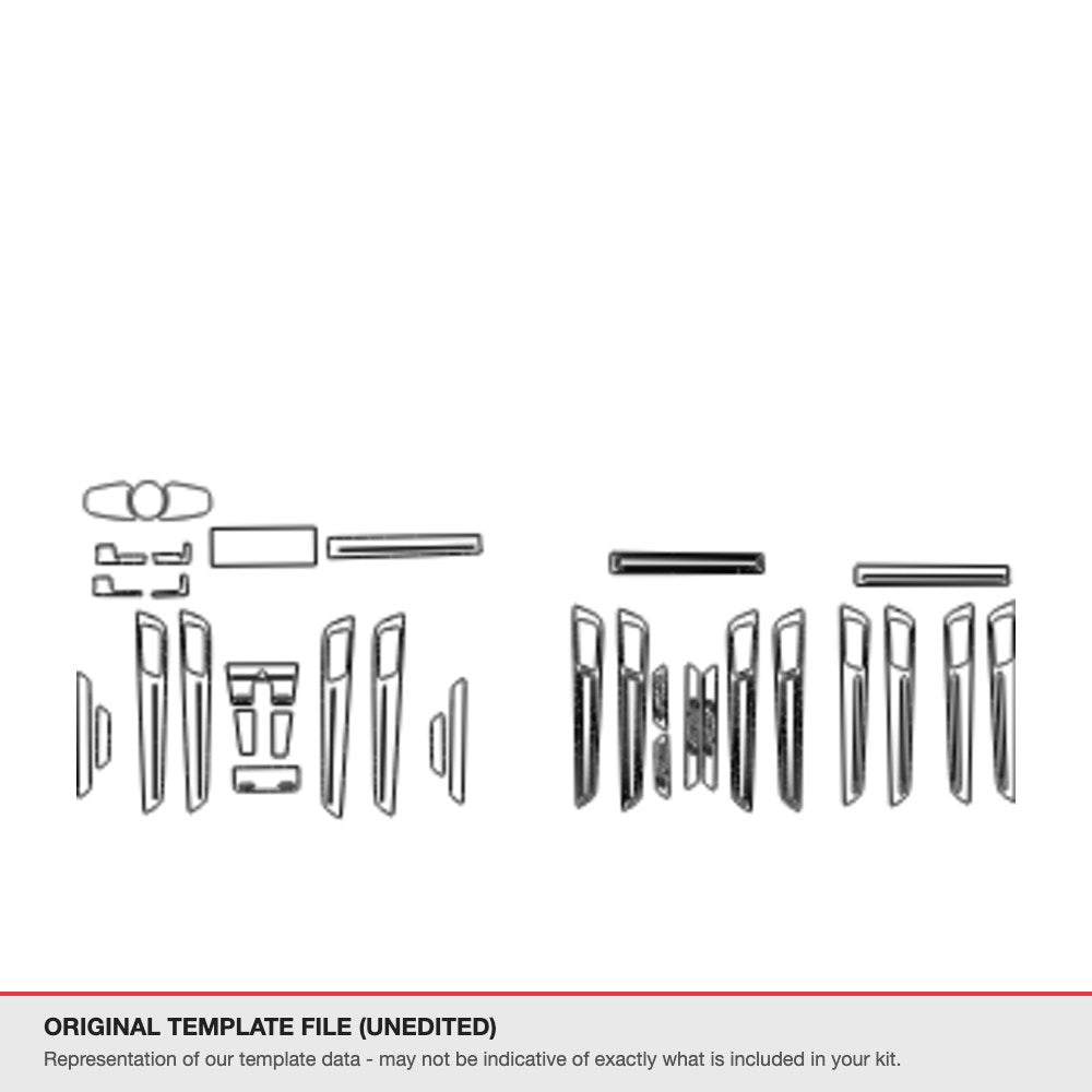 Porsche Cayenne 2019-2023 original template file