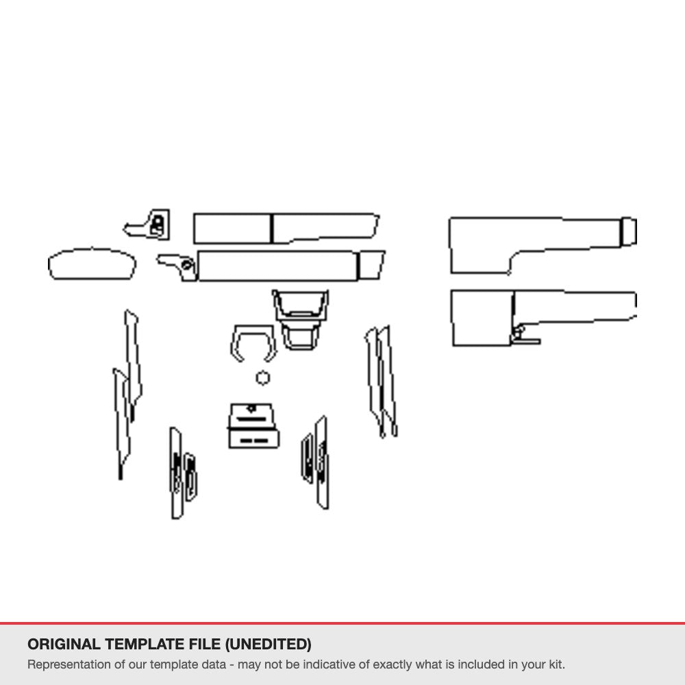 Porsche Cayenne 2024+ original template file
