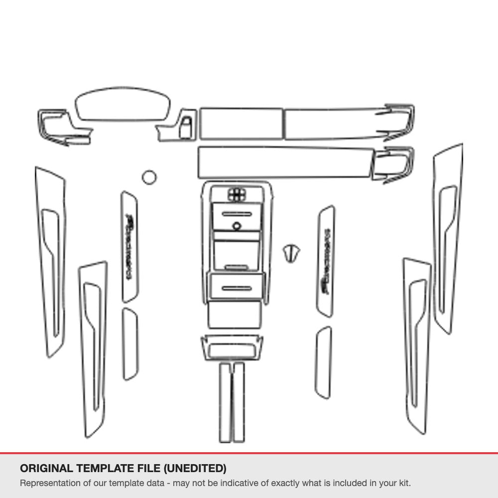 Porsche Panamera 2024+ original template file