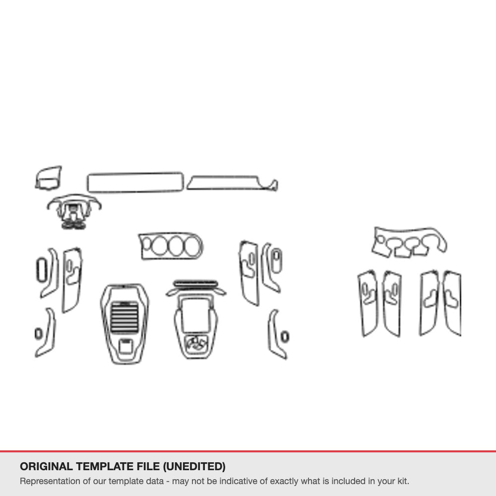 Mercedes-Benz AMG A-Class 2020-2023 original template file