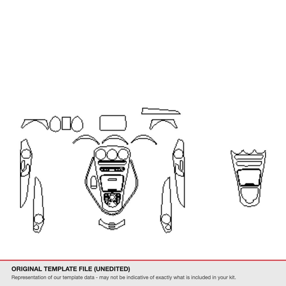 Mercedes-Benz AMG GLC 2019-2022 original template file