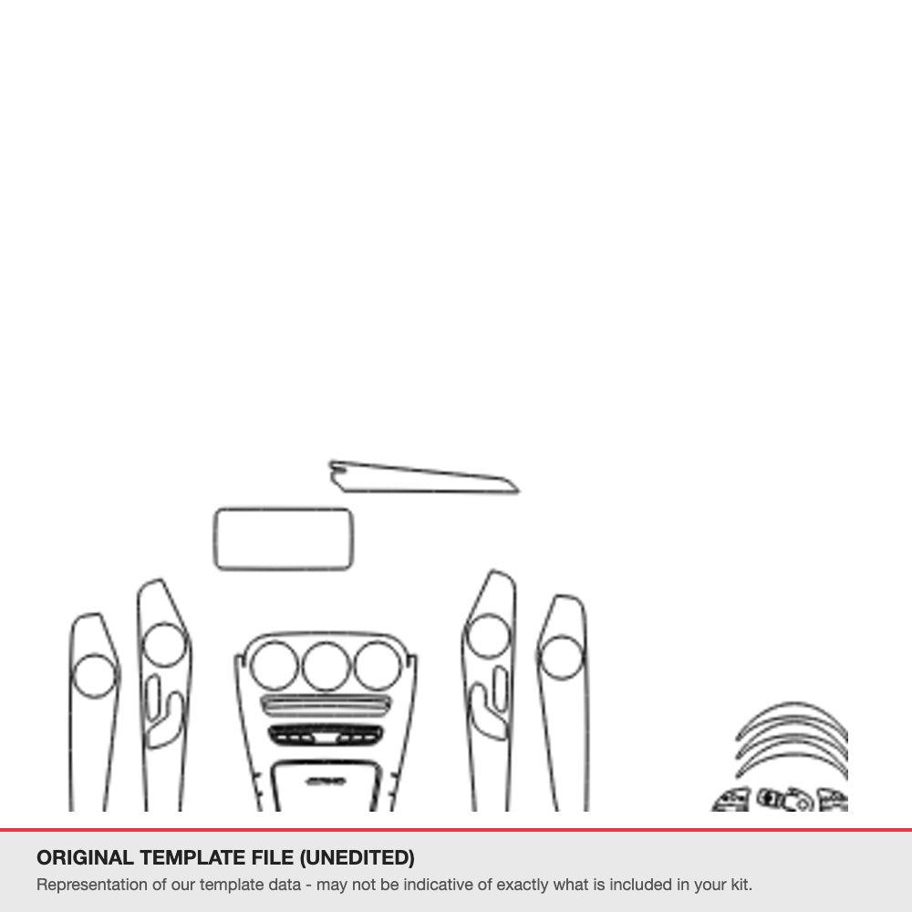 Mercedes-Benz AMG C-Class Four-door 2020+ original template file