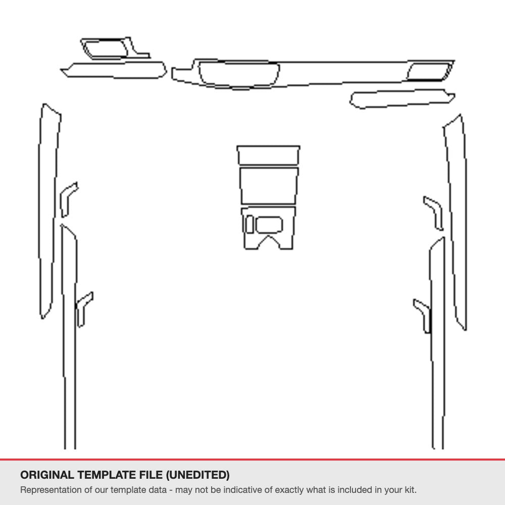 Mercedes-Benz AMG E-Class Four-door 2015-2016 original template file