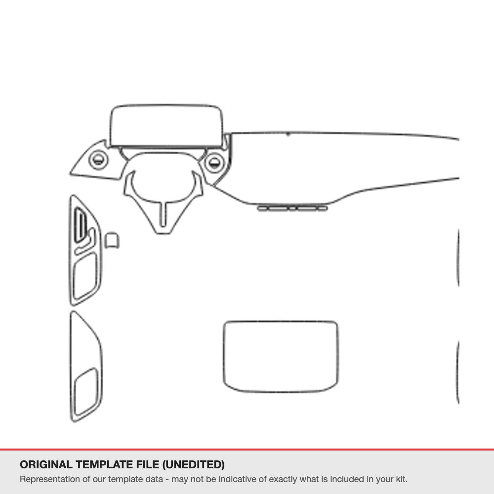 Mercedes-Benz AMG E-Class Four-door 2024+ original template file
