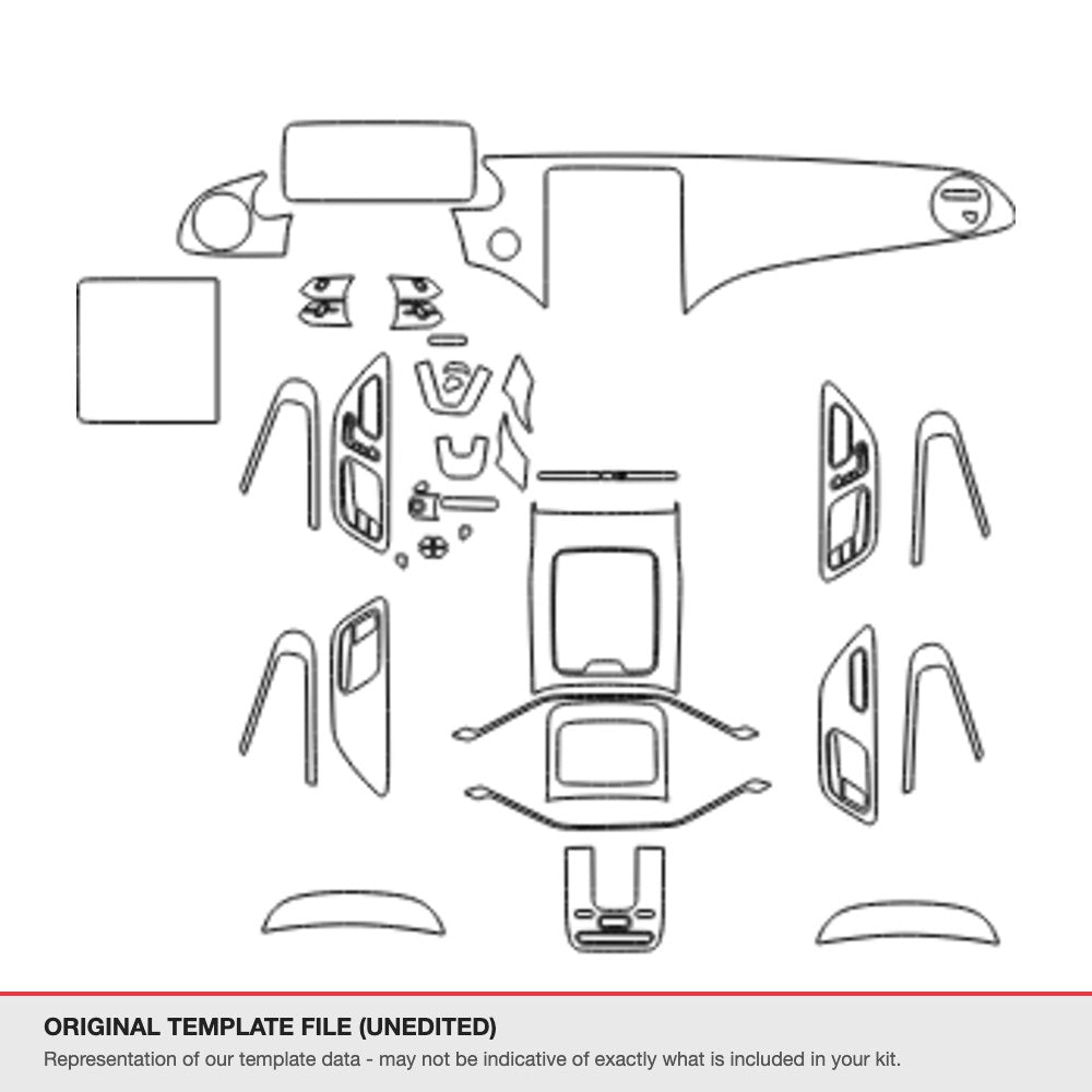 Mercedes-Benz EQE 2022+ original template file