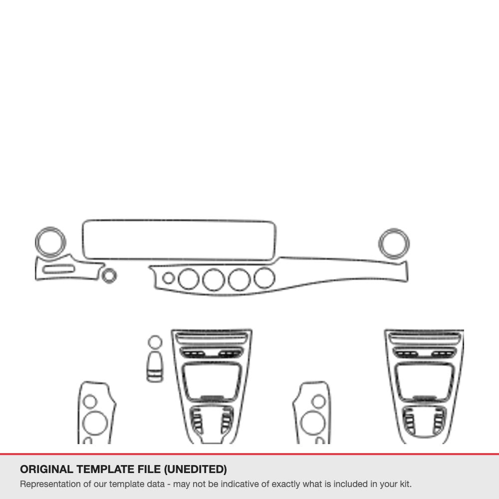 Mercedes-Benz E-Class Coupe 2021+ original template file