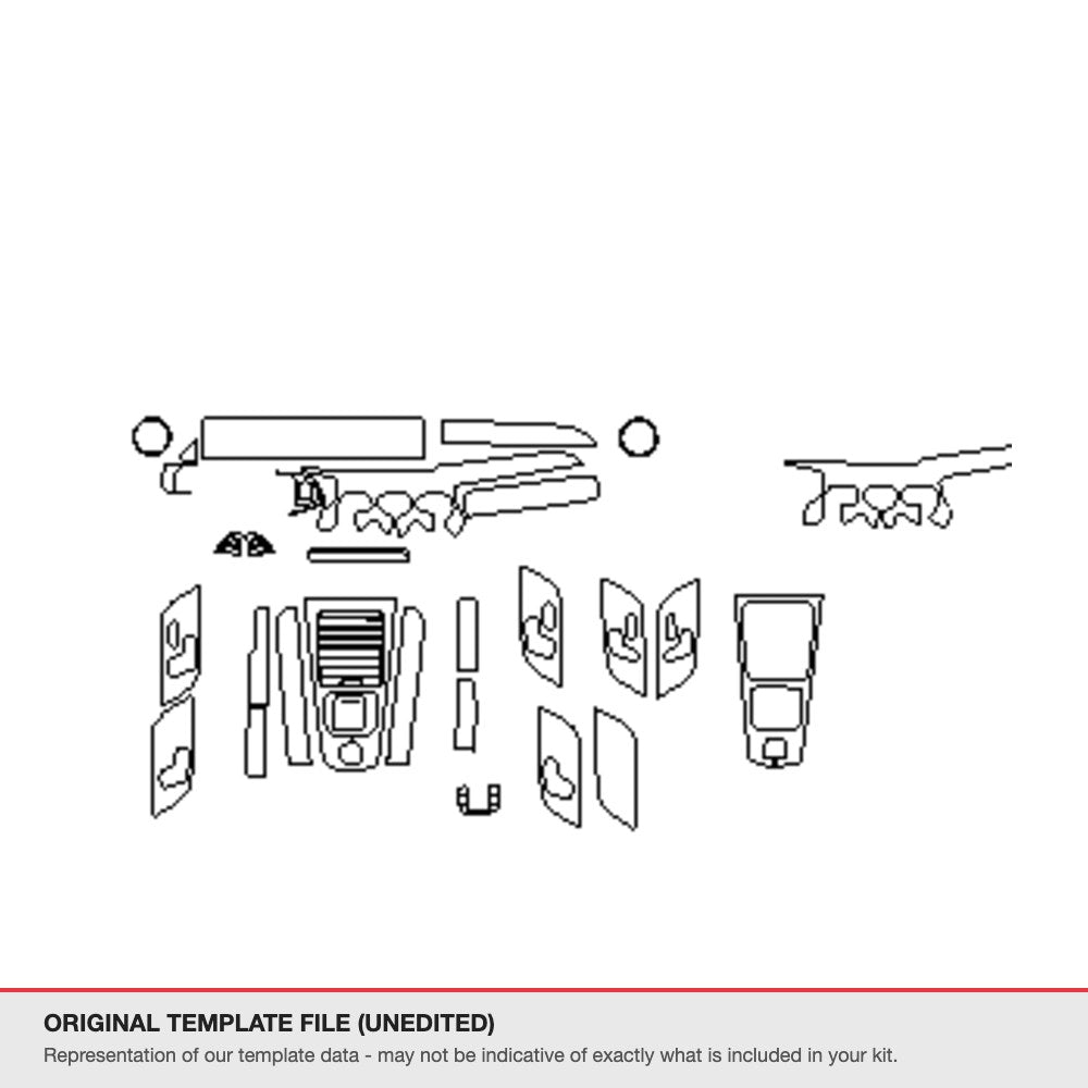 Mercedes-Benz GLB 2020-2021 original template file