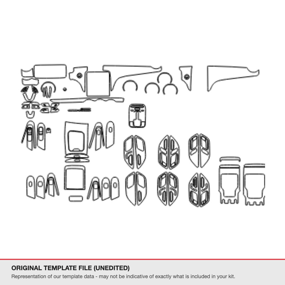 Mercedes-Benz GLC 2023+ original template file