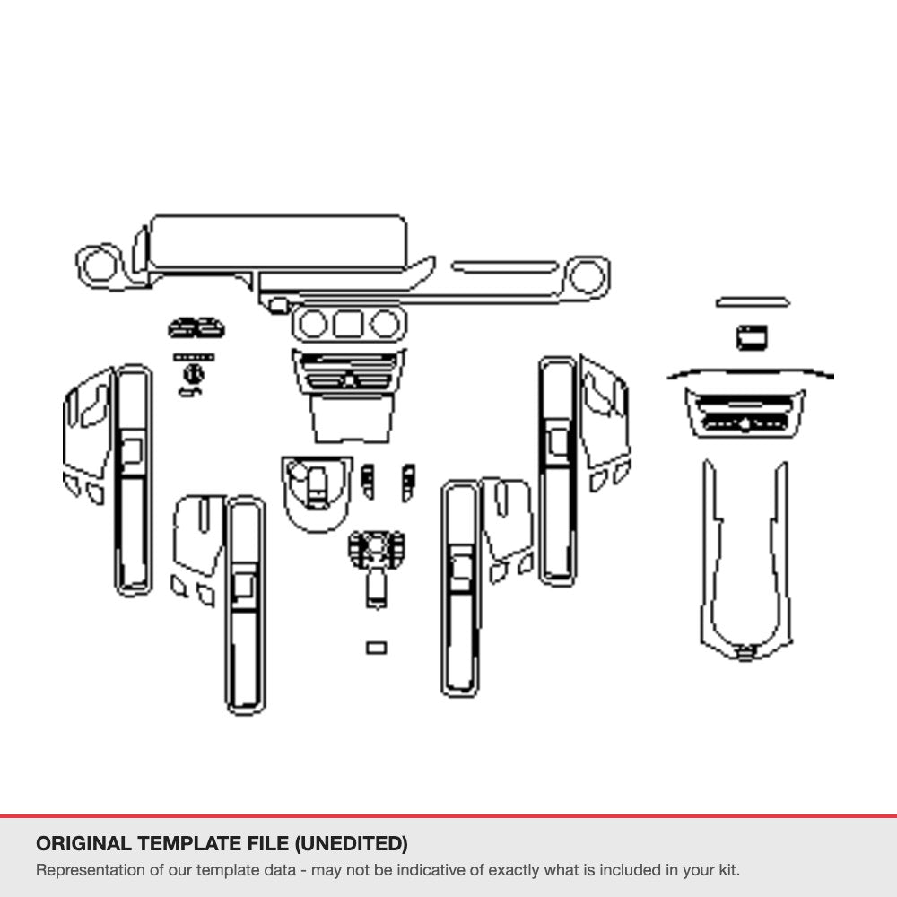 Mercedes-Benz G-Class 2019-2020 original template file